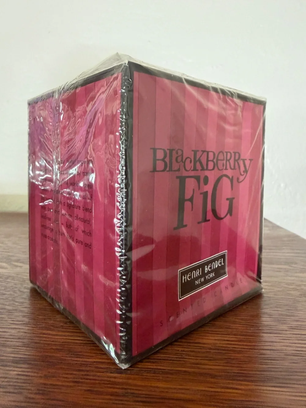 ULTRA RARE & DISCONTINUED Henri Bendel Blackberry Fig Scented Luxury Candle-NIB